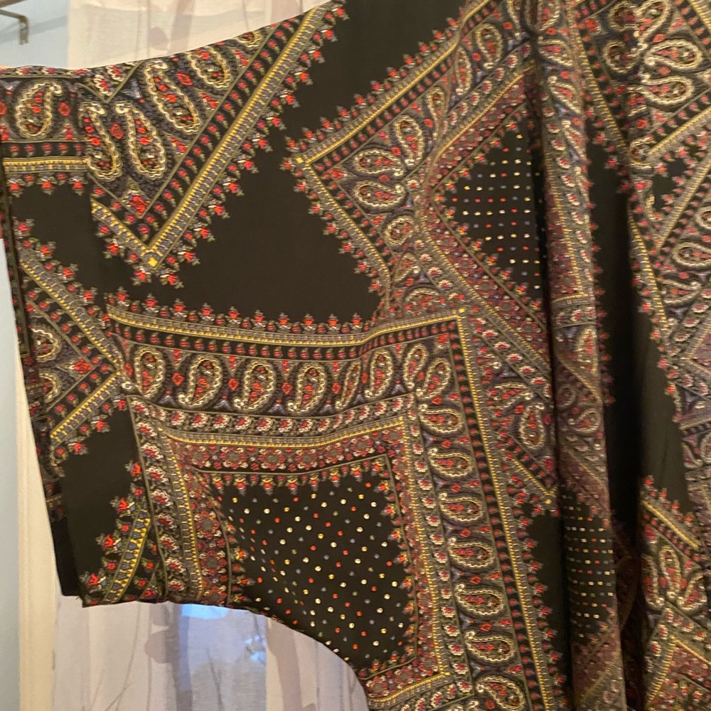 Anthropology style kimono - great print/colors